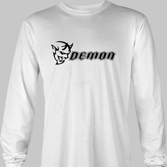 Dodge Demon Long Sleeve T-Shirt - mopar challenger rt srt demon dart charger - Picture 3 of 5